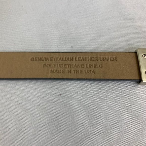 St Johns Italian Leather Fashion Waist Belt Sz L main image 9